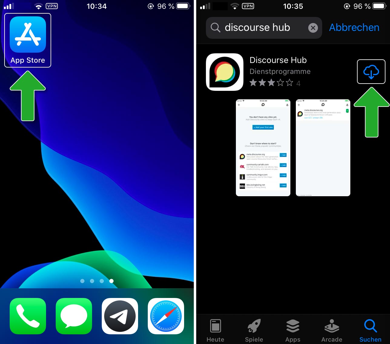 Screenshot App Discourse-Hub aus dem App-Store herunterladen